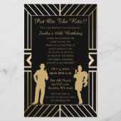 Begroting Roaring 20 gangster van het loopmeisje (Voorkant)