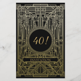 Begroting Roaring 20s art Geweldig