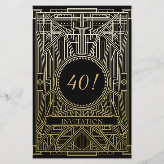 Begroting Roaring 20s art Geweldig (Voorkant)