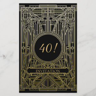 Begroting Roaring 20s art Geweldig