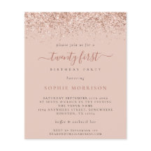 Begroting Roos Glitter 21e uitnodiging van de Birt