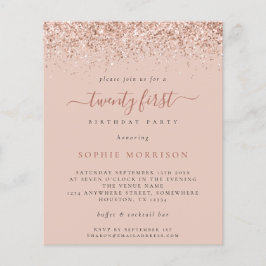 Begroting Roos Glitter 21e uitnodiging van de Birt