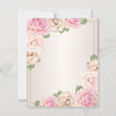 Begroting Roos Waterverf Floral Vrijgezellenfeest  (Achterkant)