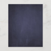 Begroting roze brutale bruinbruidbruinkooluitnodig flyer (Achterkant)