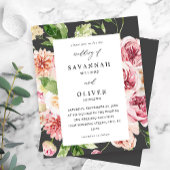 Begroting Roze en Perzische Floral & Greenery Wedd