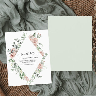 Begroting Roze Floral sparen de Uitnodiging van de