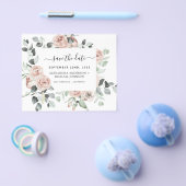 Begroting Roze Floral sparen de Uitnodiging van de Flyer (Enkel)