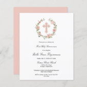 Begroting roze kruis Eerste communiqué uitnodigen (Voorkant / Achterkant)