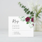 BEGROTING RSVP Burgundy Rose (Staand voorkant)