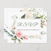 Begroting - RSVP-kaart. (Voorkant / Achterkant)