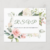 Begroting - RSVP-kaart. (Voorkant)