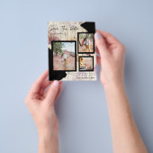 BEGROTING RUSTIC BEWAREN DE DATUM Rozen THEE Flyer (Hand)