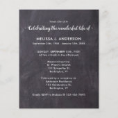 Begroting Rustic Celebration of Life 3 Foto Memori (Achterkant)