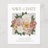 Begroting Rustic Floral Bouquet Elegant sparen de  (Voorkant)