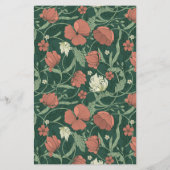 Begroting Rustic Green Floral Wedding Invitation (Achterkant)