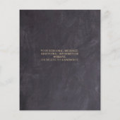 Begroting Rustic Greenery Leaves Wedding Invitatio (Achterkant)