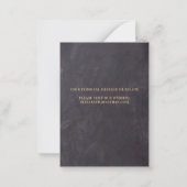 Begroting Rustic Greenery Wedding Save the Date Notitiekaartje (Achterkant)