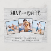 Begroting Rustic Wood 3 Foto's die de datum opslaa (Voorkant)