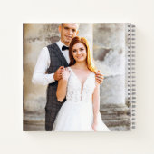 Begroting - Rustic Wood Wedding Photo Guest Book Notitieboek (Achterkant)