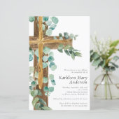 Begroting Rustige Eucalyptus Cross Memorial Invita (Staand voorkant)