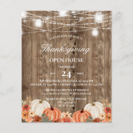 Begroting Rustige Thanksgiving Floral Open House