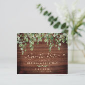 Begroting Rustige Wood Country Weddenschap bespaar (Staand voorkant)