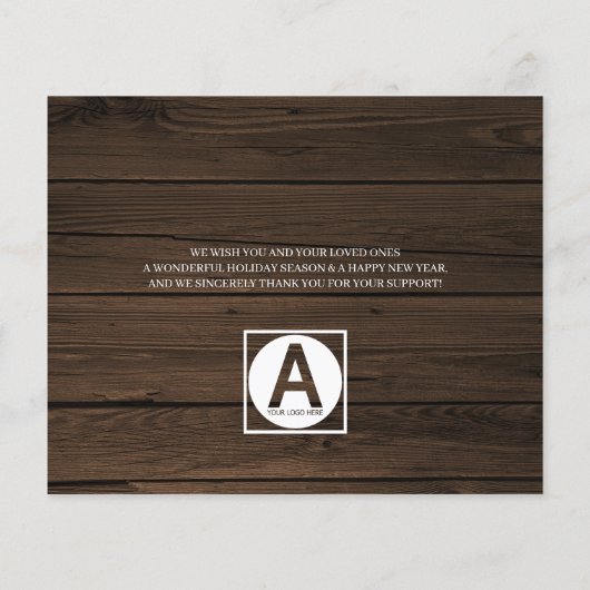 Begroting Rustige zakelijke feestdagen (Achterkant)