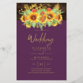 Begroting Rustige Zonnebloemen Zomer Berichten (Voorkant)