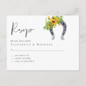 Begroting Rustige zonnebloemen Zuidelijke bruiloft Briefkaart (Voorkant)