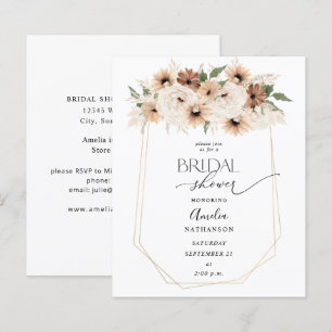 Begroting Rustisch neutraal Boho Floral Vrijgezell