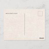 BEGROTING Sneeuwbergen Winter Meer Bomen Briefkaart (Achterkant)