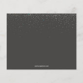 Begroting Snowflakes Holiday Moving Announking (Achterkant)