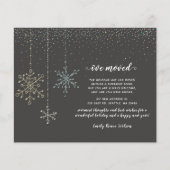 Begroting Snowflakes Holiday Moving Announking (Voorkant)