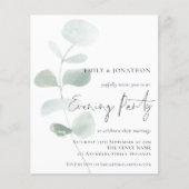 Begroting Soft Eucalyptus Weddenschap Evening (Voorkant)