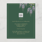 BEGROTING Spaans All-in-1 WISTERIA Gold Green BODA Flyer (Achterkant)