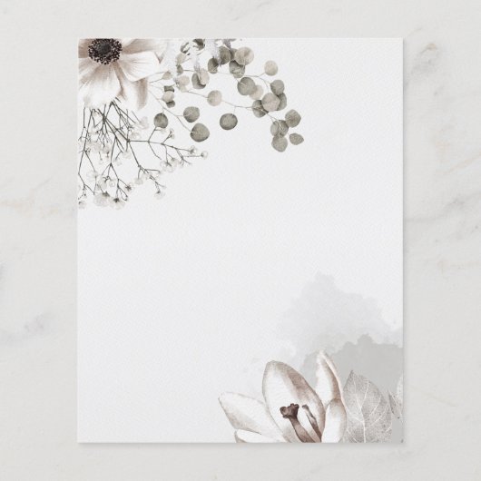 Begroting Spaanse bruiloft Nuestra Boda RSVP (Achterkant)