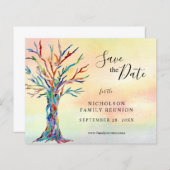 Begroting sparen de aankondiging van de gezinshere (Voorkant / Achterkant)