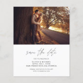 Begroting sparen de Datum Handgeschreven de Foto v (Achterkant)