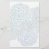 Begroting sparen de Datum Succulents Wedding Flyer (Achterkant)