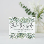 Begroting sparen de Datum Waterverf Eucalyptus (Staand voorkant)