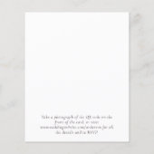 Begroting sparen de Uitnodiging van de Code van de (Achterkant)