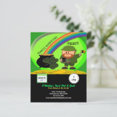 Begroting St Patrick's Day Leprechaun, Pot Gold Pa (Staand voorkant)