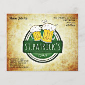 Begroting St Patrick's Day Party Irish Brew Paper (Voorkant)