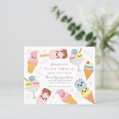 Begroting Stapel Ice-crème Kind Birthday Party (Staand voorkant)