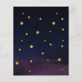 Begroting Stars en Moon Gender Publication Uitnodi (Achterkant)