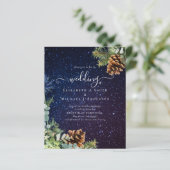 Begroting Sterrennacht winterweddenschap (Staand voorkant)