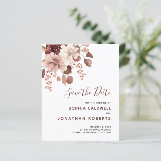 Begroting Stortel Roos Eucalyptus Floral behalve d (Staand voorkant)