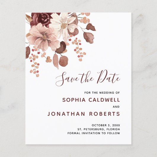 Begroting Stortel Roos Eucalyptus Floral behalve d (Voorkant)