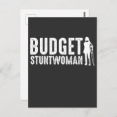 Begroting Stuntwoman - Gebroken been Patiëntenziek Briefkaart (Voorkant / Achterkant)