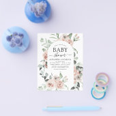 Begroting Stusty Pink Baby shower Florence Flyer (Enkel)